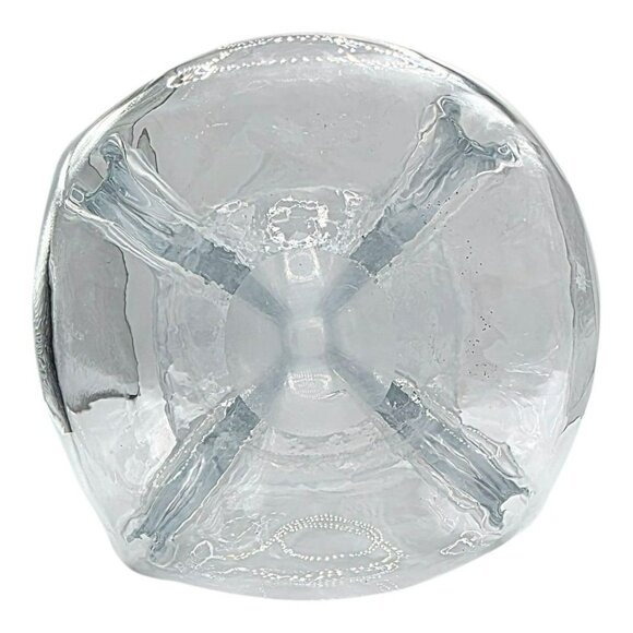 VTG Holmegaard Kluk Alcohol Decanter Danish Stopper Pinch Art Glass Blue Tint - Picture 9 of 15